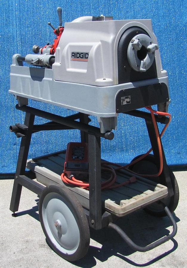 Used Ridgid 535 Series Pipe Threader Threading Machine With 811A Die Head 1/2" to 2"