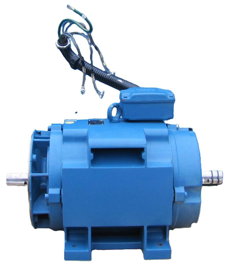 Used Weg 40 HP Electric Motor 208-230/460V 3 Ph 324TCZ 1775 RPM 1-7/8" Double Shaft