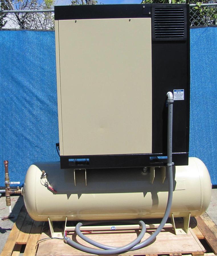 Used Ingersoll Rand R7.5 Nirvana VSD 10HP Rotary Screw Air Compressor 80 Gallon Tank