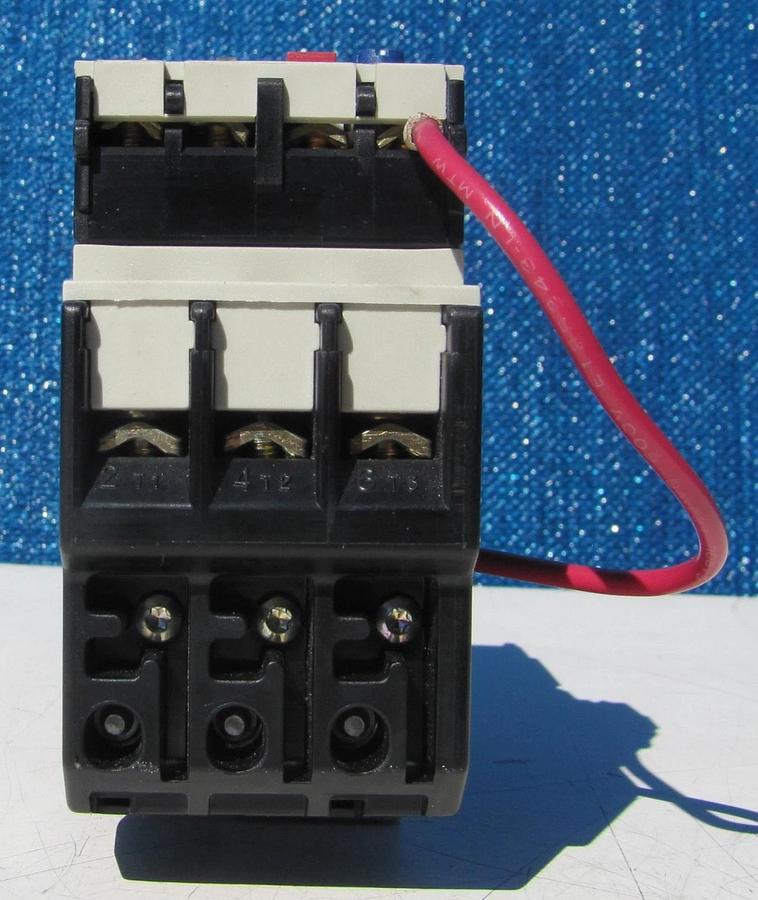 Used Telemacanique 25A Motor Sarter Contactor 120V Coil and Overload Relay