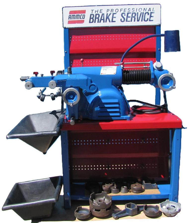 Used Ammco 4000 Combination Disc & Drum Brake Lathe Bench and Attachments 120V