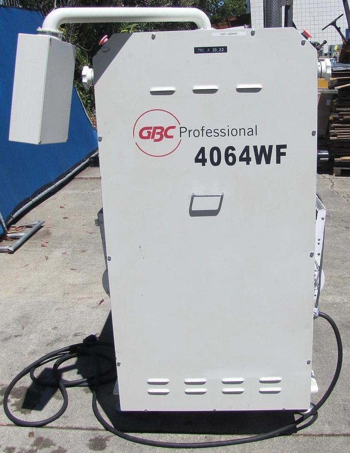 Used GBC 4064WF 64 Inch Wide Format Heated Roller Laminator 220V 1 Phase Industrial