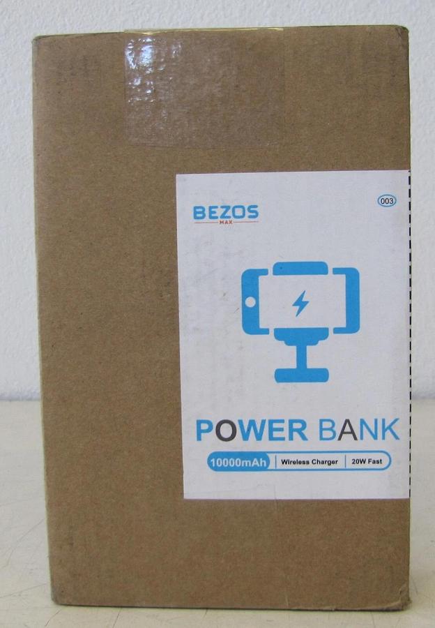 Used BezosMax Magnetic 10000mAh Power Bank Wireless Portable Charger