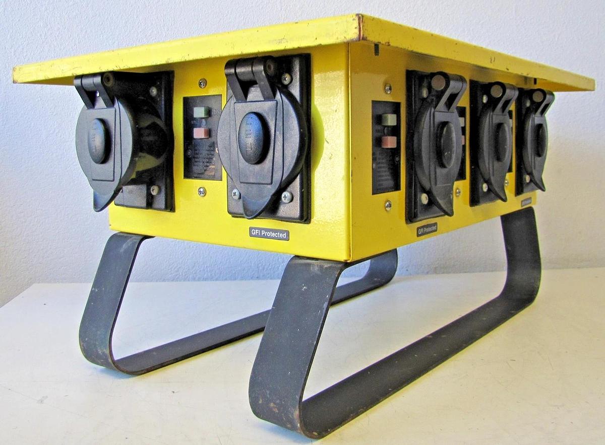 Used CEP 6506-G Spider Temporary Power Distribution Box 50A 125/250V  Twist Lock #2