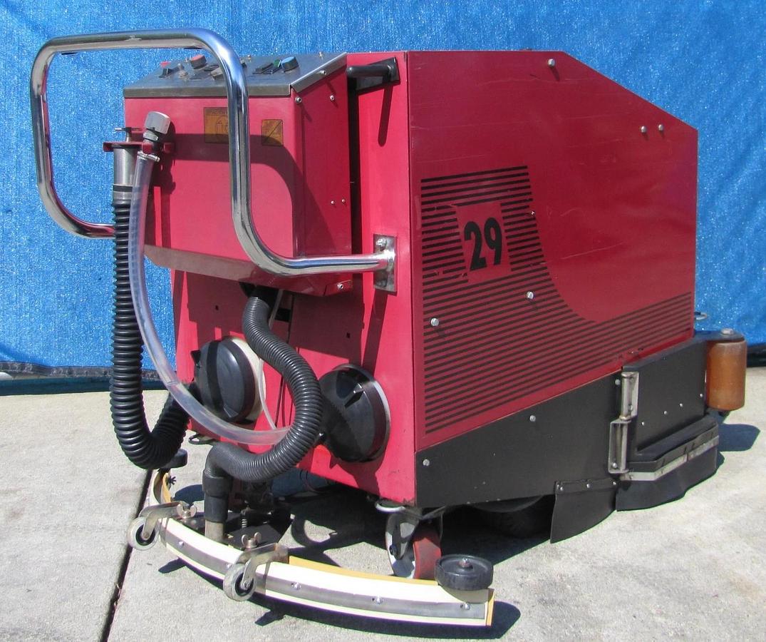 Used Factory Cat Walk Behind Floor Scrubber 29" Path 24VDC Battery System W/ Charger