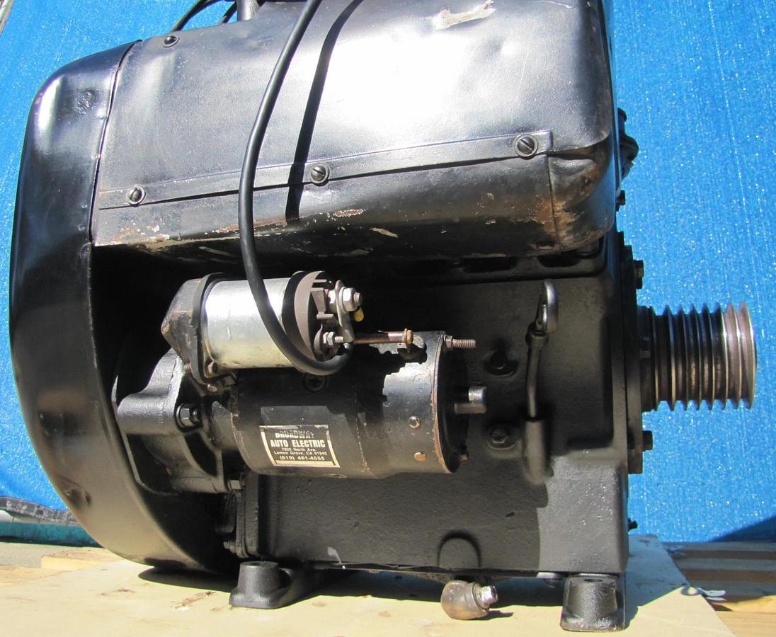 Used Wisconsin 35 HP W4-1770 Gasoline 4-Cylinder Engine Air Cooled With Controls