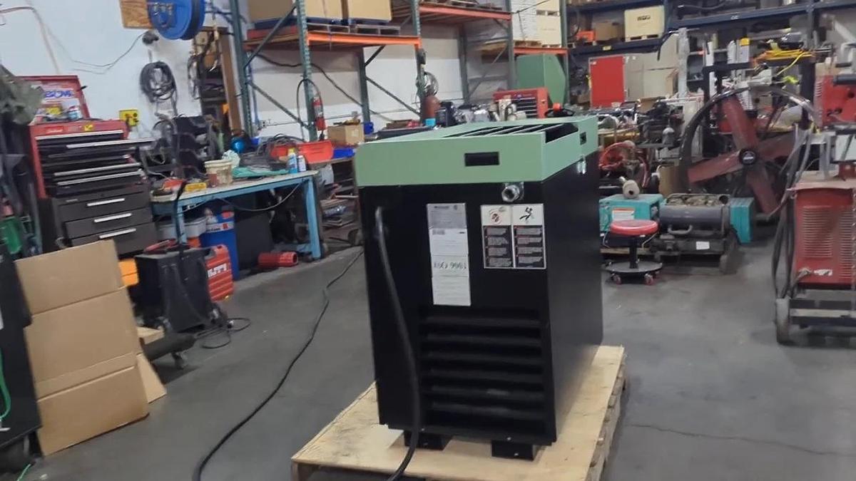 Used Sullair ShopTek ST1100 Rotary Screw 15 HP Air Compressor Only 18,213 Hours