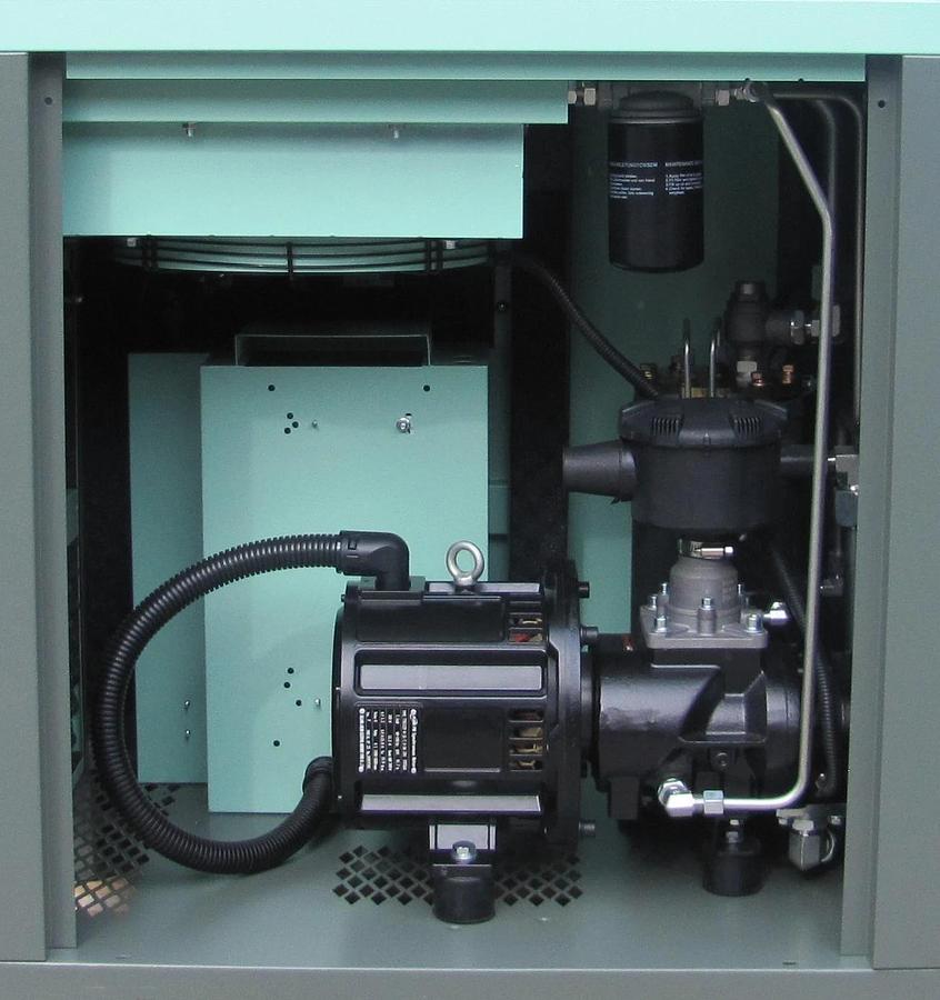 Used 2026 Maximus 10 HP Rotary Screw Air Compressor VFD 230V Single Phase on 60G Tank