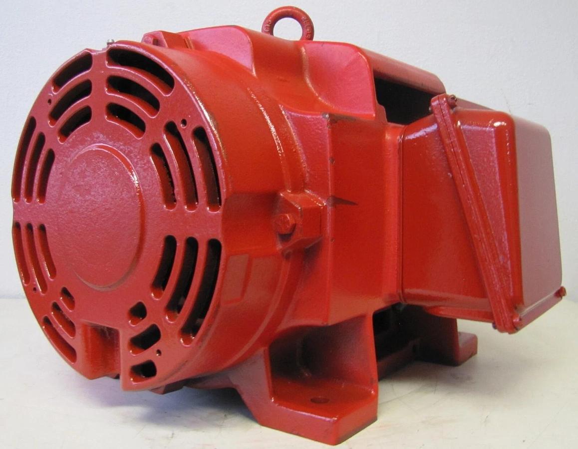 Used WEG 25 HP Electric Motor 230/460V 3 Phase 3530 RPM 256TC 1-5/8" Diameter Shaft