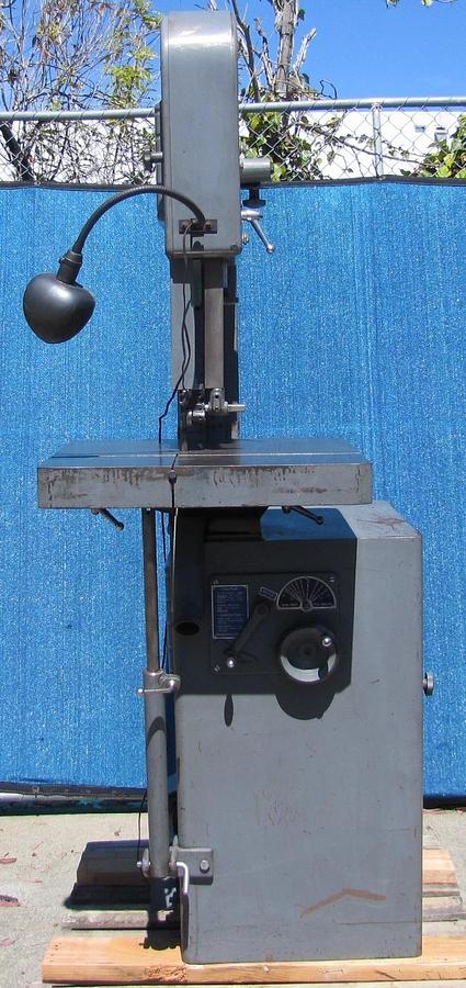 Used Rockwell 28-500 Vertical Band Saw Variable Speed 1HP 230V 1PH New Bi-Metal Blade