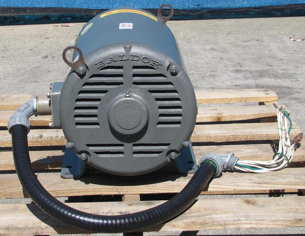 Used Baldor 30 HP Electric Motor 286T 230/460V 3 Phase 1760 RPM 1-7/8" Dia. Shaft