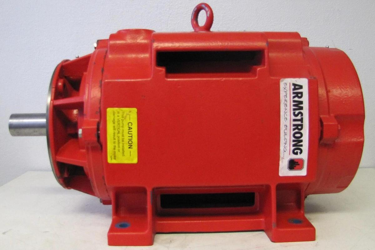 Used WEG 25 HP Electric Motor 230/460V 3 Phase 3530 RPM 256TC 1-5/8" Diameter Shaft