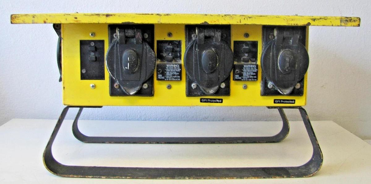 Used CEP 6506-G Spider Temporary Power Distribution Box 50A 125/250V Twist Lock #3