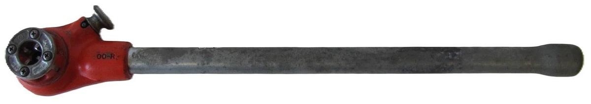 Used Ridgid 00-R Ratchet Pipe Threader with 1/4" Die
