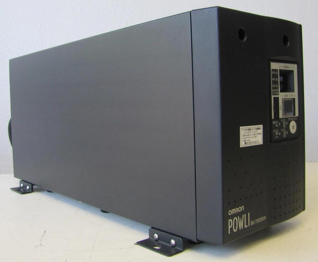 Used Omron POWLI UPS BU150SW Uninterruptable Power Supply 1500VA/1050W No Batteries