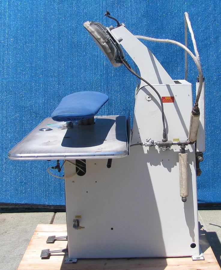 Used Ceco Dry Cleaning Machine Ironing Steam Press Steam & Air Operated Cissell Type