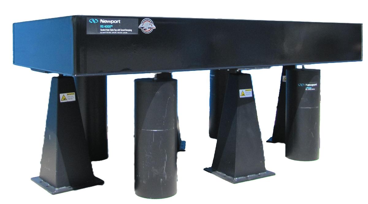 Used Newport RS 4000 8' x 4' Optical Breadboard  Sealed Hole Table Top RL-2000 Legs