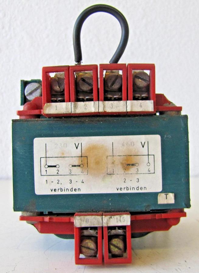 Used Ismet Control Transformer 100 VA 0.1 kVA Primary 230/460V Secondary 115V 1 Phase