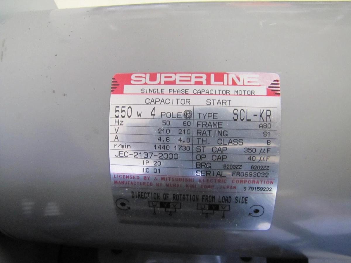Used Super Line Vacuum Pump 550W Motor Welch Type 220V
