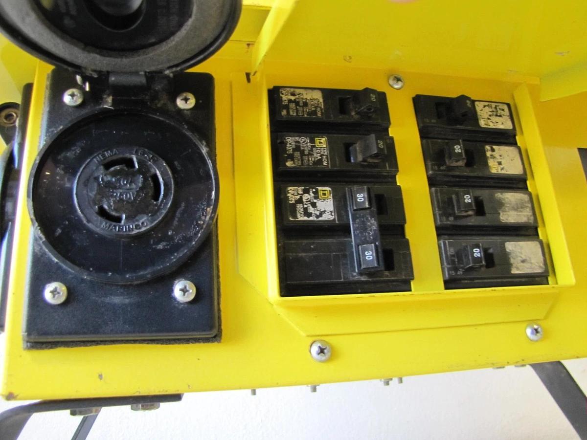 Used CEP 6506-G Spider Temporary Power Distribution Box 50A 125/250V  Twist Lock #2
