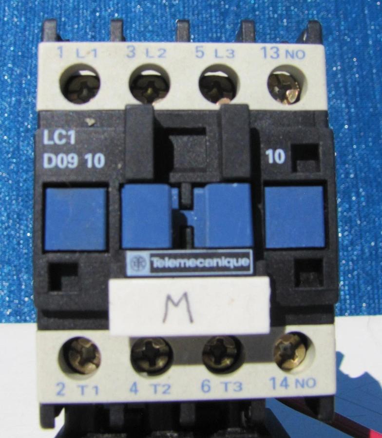 Used Telemacanique 25A Motor Sarter Contactor 120V Coil and Overload Relay