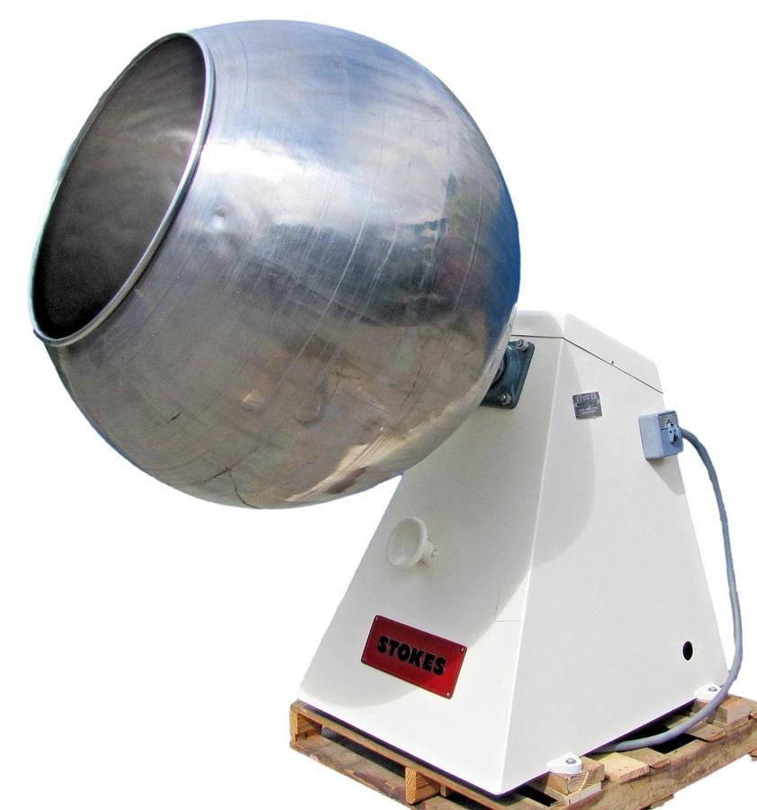 Used Stokes 1.5 HP Chocolate Candy Coating Panner Panning Machine 41" Bowl 460V 3PH