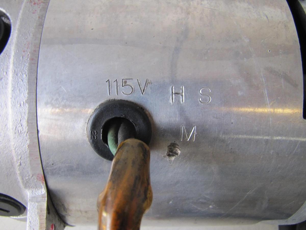 Used Collins 22A Thred-O-Matic Electric Motor with Switch 115V HS M