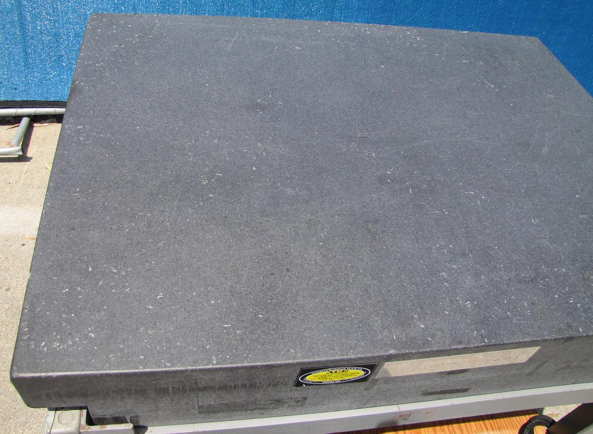 Used Collins Microflat Granite Table 48" x 36" Grade A Inspection Surface Plate