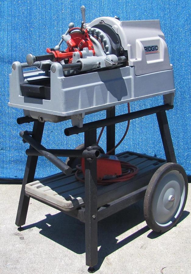 Used Ridgid 535 Series Pipe Threader Threading Machine With 811A Die Head 1/2" to 2"