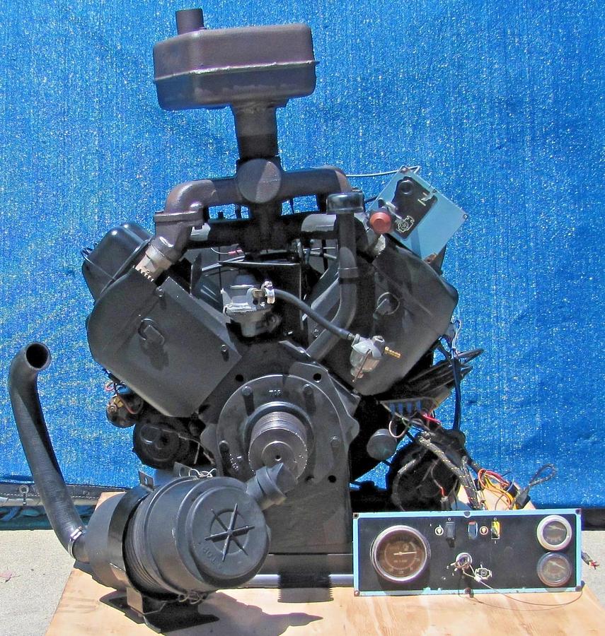 Used Wisconsin V465D1 4-Cylinder Gasoline Engine Spec 467452 New Carburetor