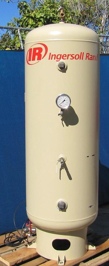 Used Ingersoll Rand 120 Gallon Air Receiver Tank w/ Filter Oil Separator & Regulator