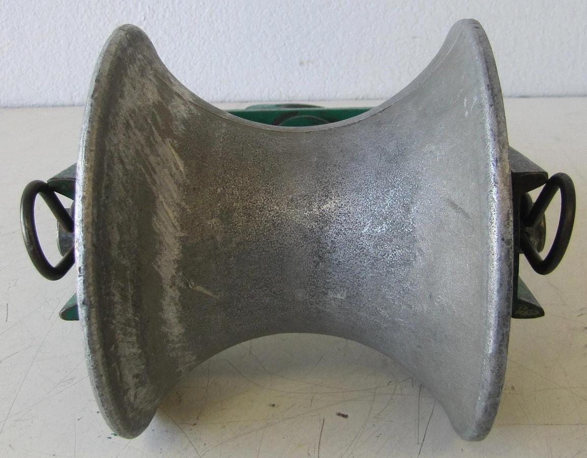 Used Greenlee 650 6" Hook Type Cable Sheave Pulley for Cable Puller #2