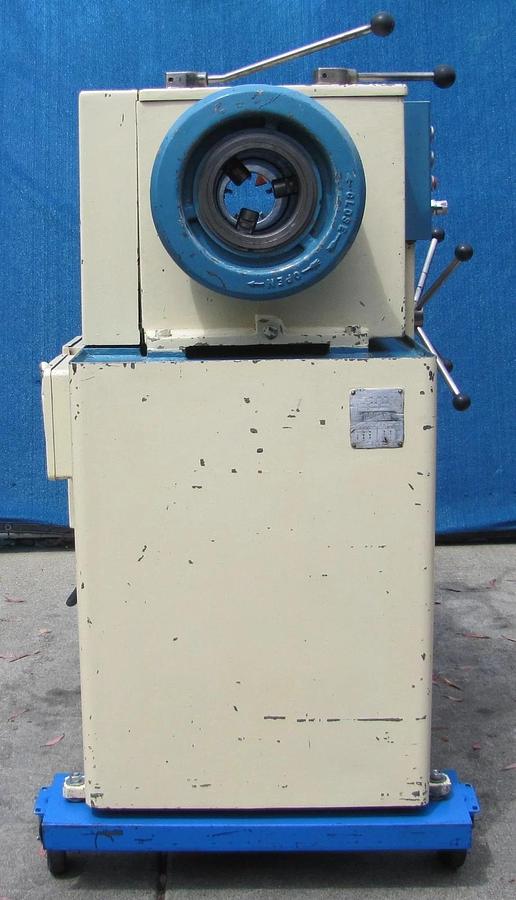 Used Oster 784 Pipe & Bolt Threader 1/2"-4" 3HP 230V 3 Phase Oil Pump 6 Die Heads
