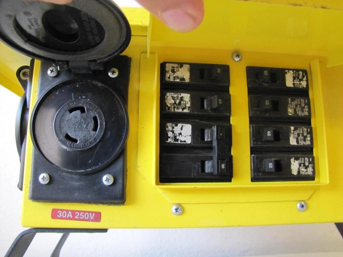 Used CEP 6506-GU Spider Power Distribution Box 50A 125/250V  3P 4W Household Outlets