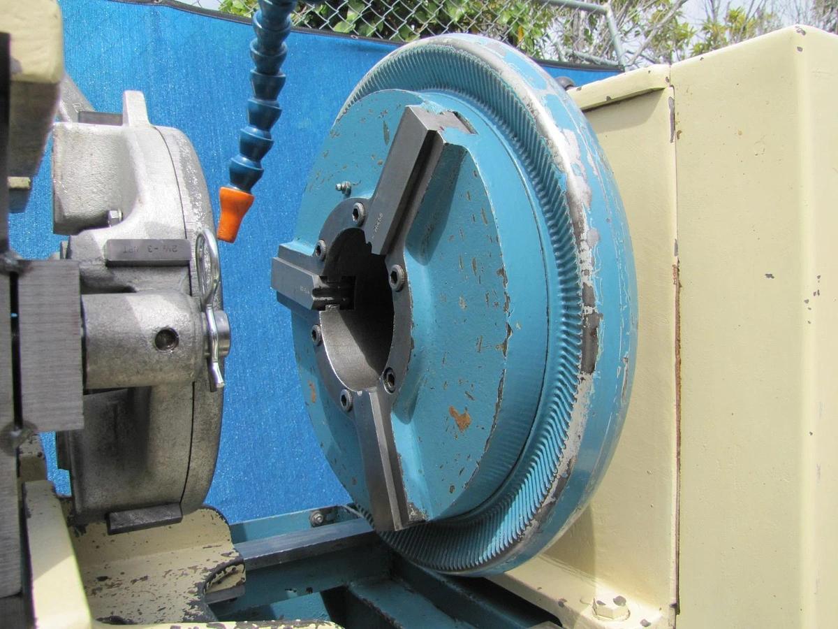Used Oster 784 Pipe & Bolt Threader 1/2"-4" 3HP 230V 3 Phase Oil Pump 6 Die Heads