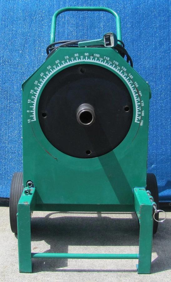 Used Greenlee 555C Classic Electric Conduit Bender 1/2" to 2" Pipe 120V 1HP 555
