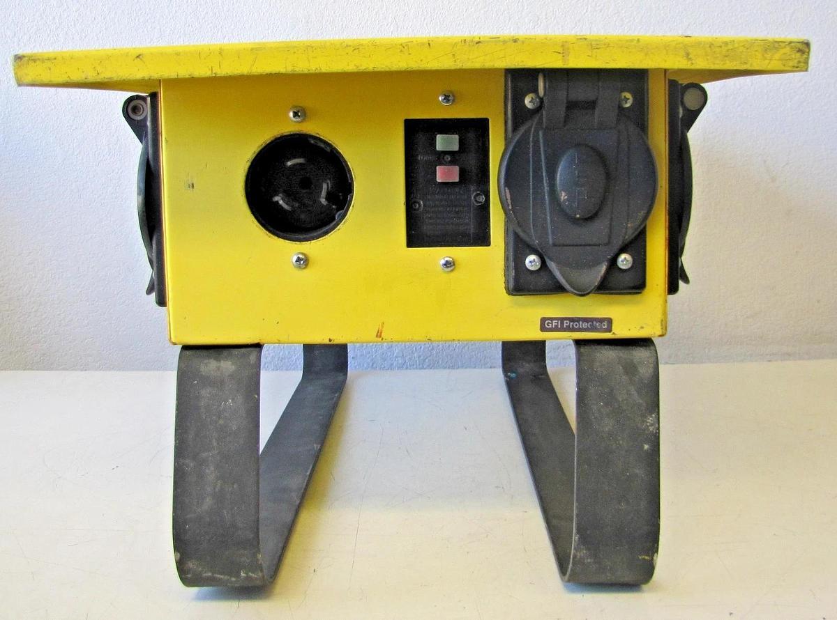 Used CEP 6506-GU Spider Power Distribution Box 50A 125/250V 3P 4W Twistlock Outlets