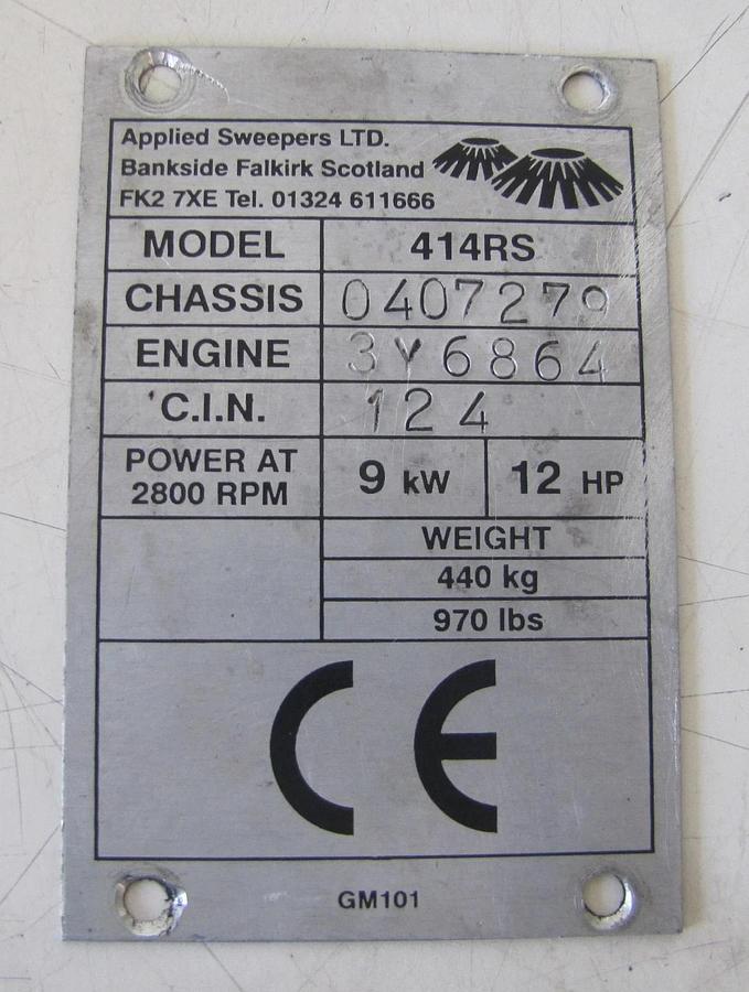 Used Green Machine Oil Cooler Radiator 414RS For Engine 3Y6864 Genuine OEM Part