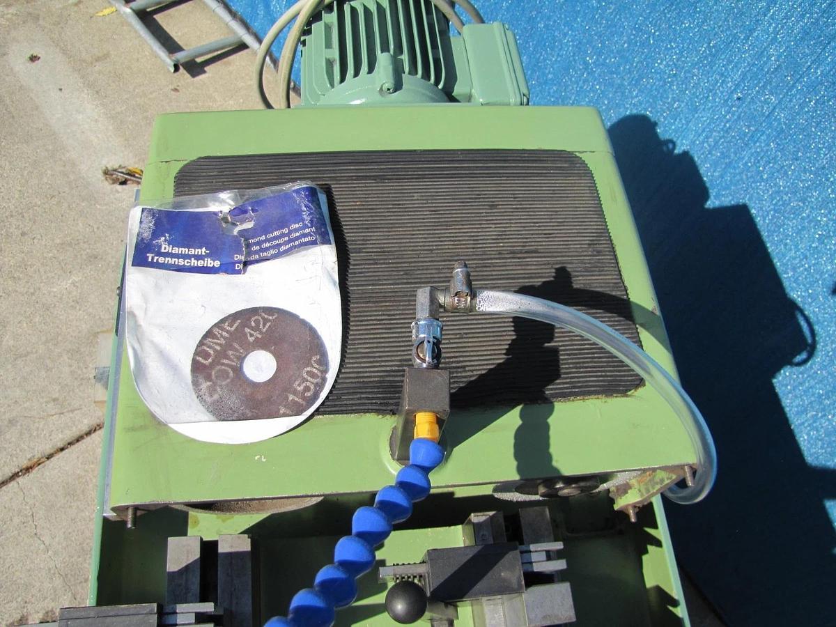 Used DME Pin Tool Grinder and Cutter Cut Off Machine With Coolant Pump 230V 3 Phase