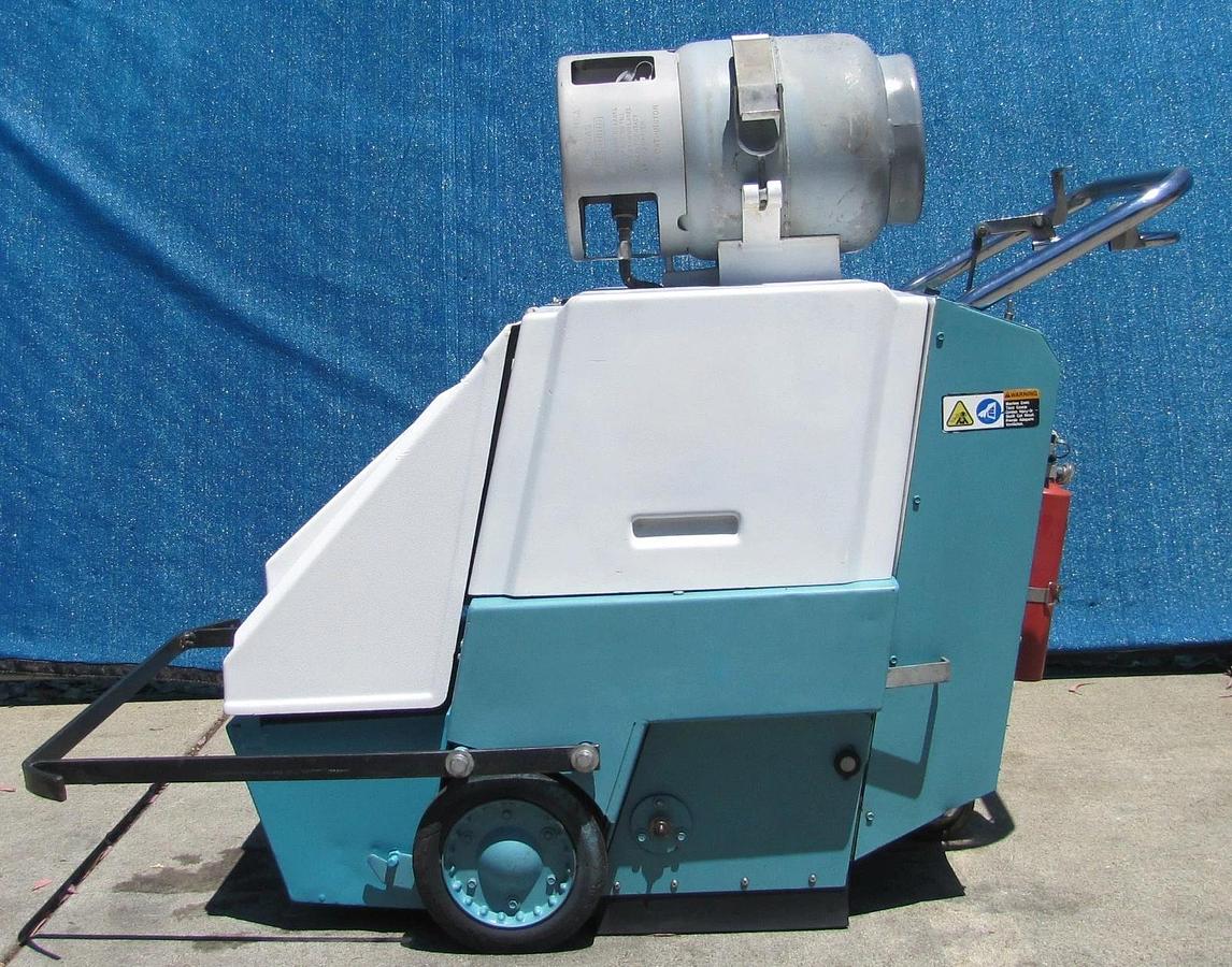 Used Tennant 186 Walk Behind Self Propelled Floor Sweeper Kohler Propane Engine