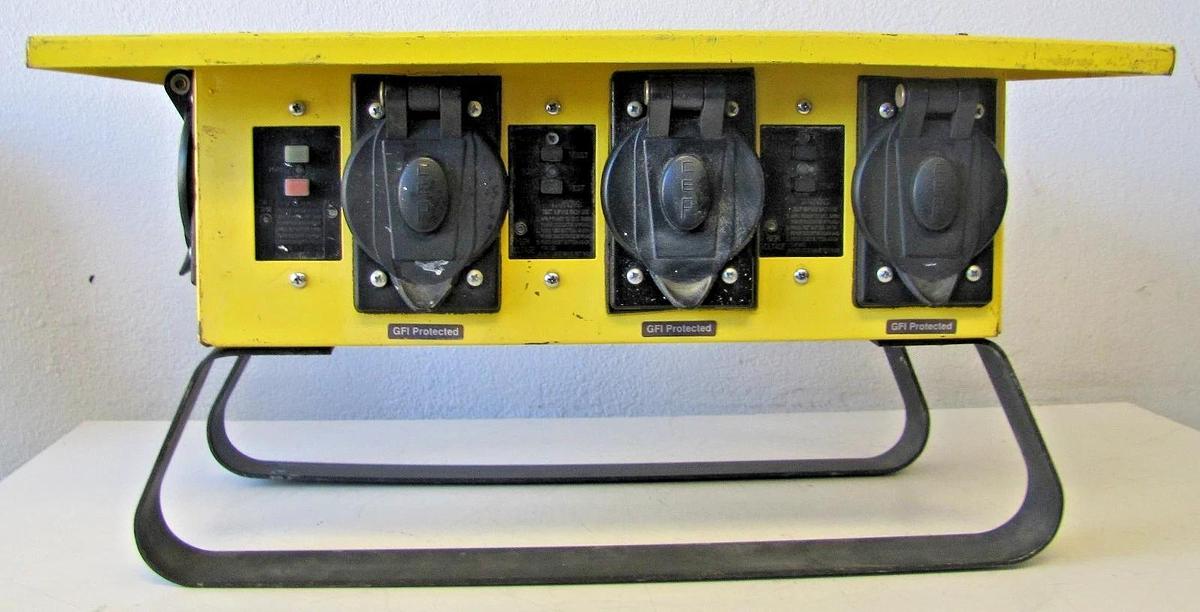 Used CEP 6506-GU Spider Power Distribution Box 50A 125/250V 3P 4W Twistlock Outlets