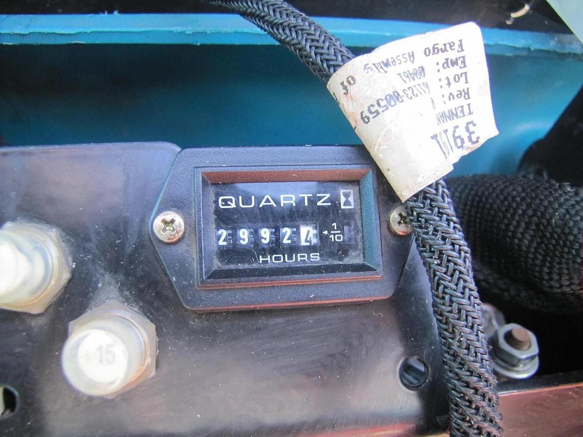 Used Tennant T7 Ride On Floor Scrubber 32" Disc Pad Holder 24 VDC With Charger