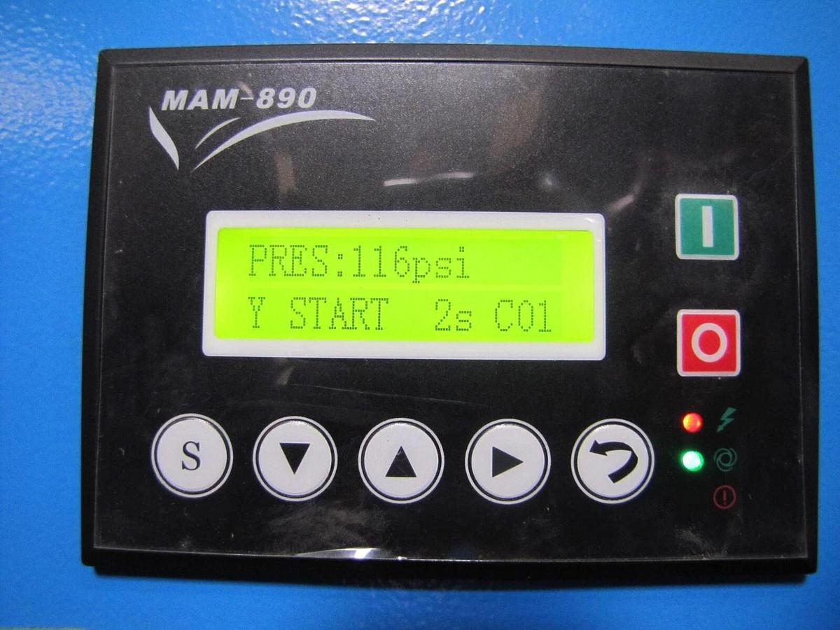 Used 2025 Maximus 10 HP Rotary Screw Air Compressor Direct Drive 230V 3 Phase