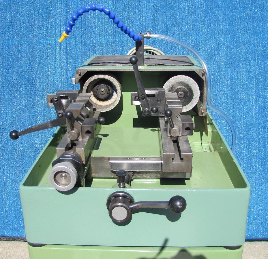 Used DME Pin Tool Grinder and Cutter Cut Off Machine With Coolant Pump 230V 3 Phase