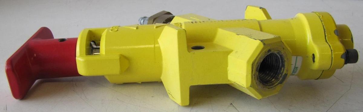 Used Speedaire 1/2" NPT Air Line Lockout Valve 4ZL04 Air System Shut Off Valve