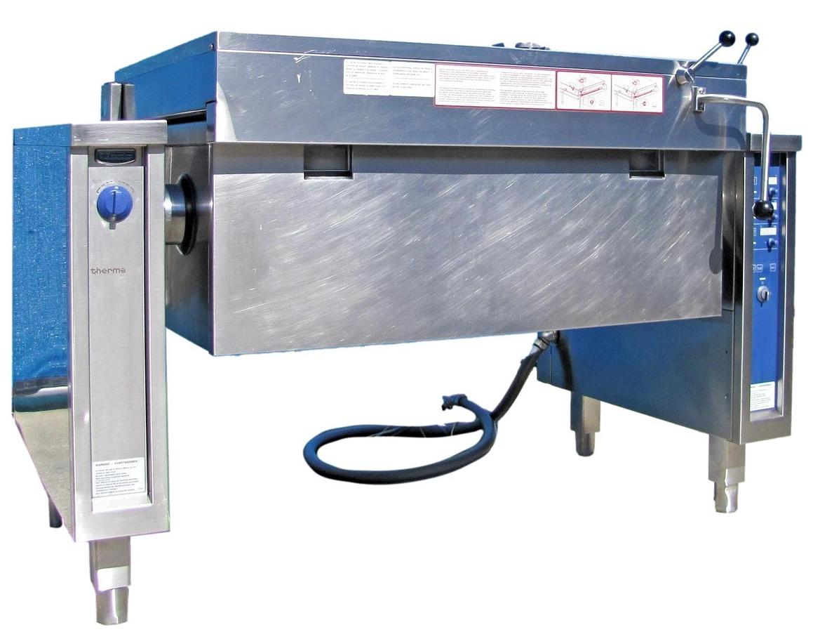 Used Electrolux 40 Gallon Pressure Bratt Tilt Braising Pan 9CHG583310 480V 3 Phase #2