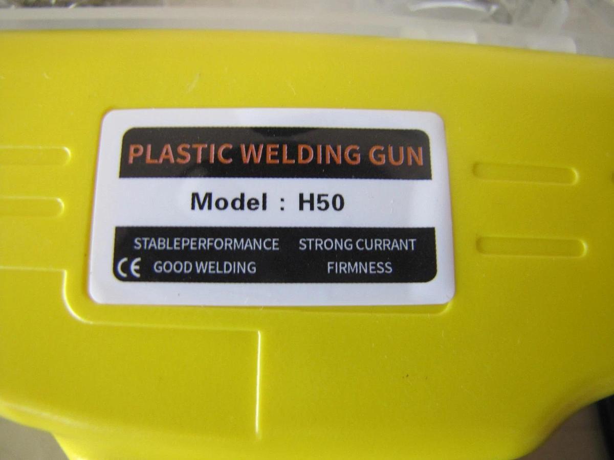 Used Plastic Welding Gun Kit H50 Soldering Tool Welder With Staples
