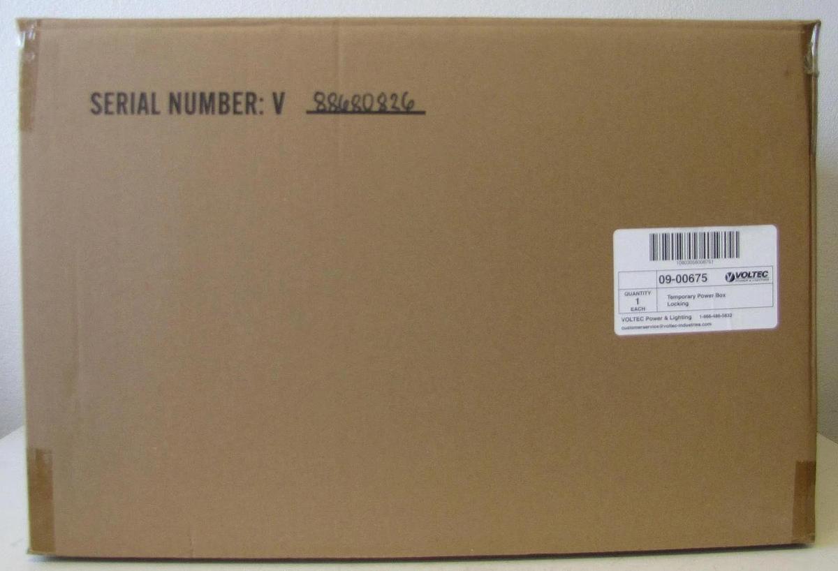 Used Voltec 125/250V 50A Temporary Power Distribution Spider Box T-BOX-6L Twist Lock