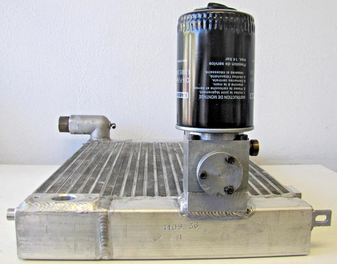 Used Kaeser SK-26 Air Compressor Oil Cooler Heat Exchanger 5.1026.00010 5.1026.0