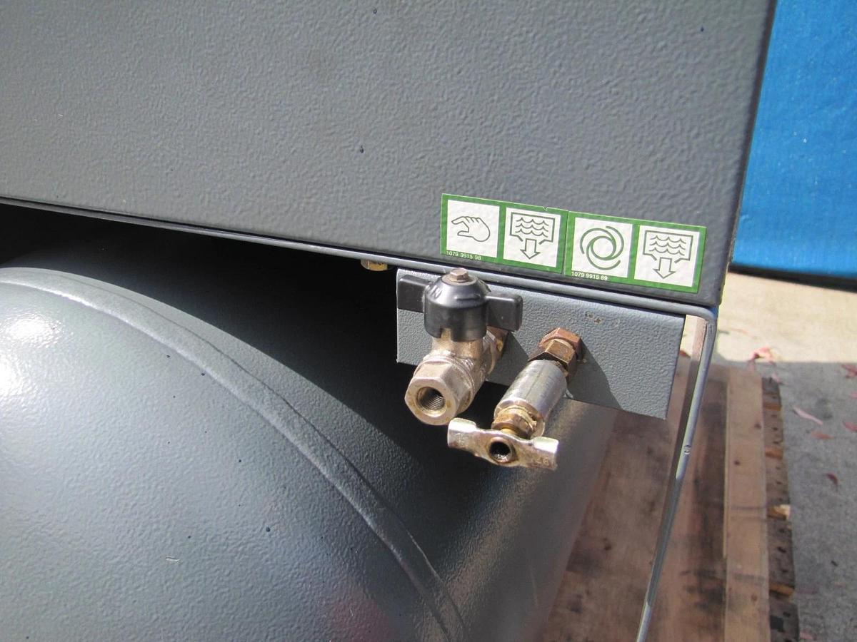 Used Atlas Copco GX7 10HP Rotary Screw Air Compressor 80 Gallon Tank Dryer 230V 3PH